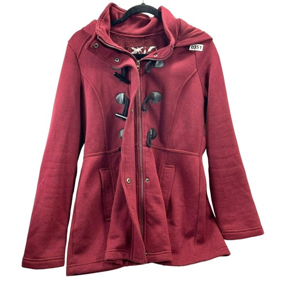 SEBBY, Women COAT, long sleeve, SIZE M, COLOR RED - Picture 1 of 12